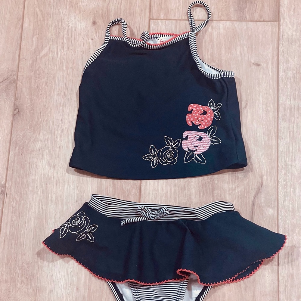 Girls Swim set Coverup & Swimsuit Sz 3T